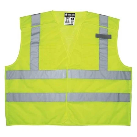 Mcr Safety Cl2ml2x3 High Visibility Vest,3Xl Size,Unisex