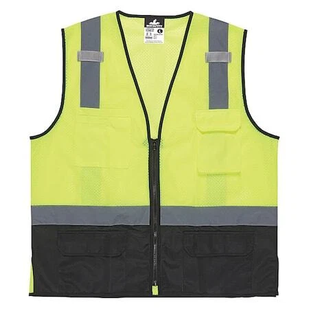 Mcr Safety Cl2mlszx3 High Visibility Vest,3Xl Size,Unisex