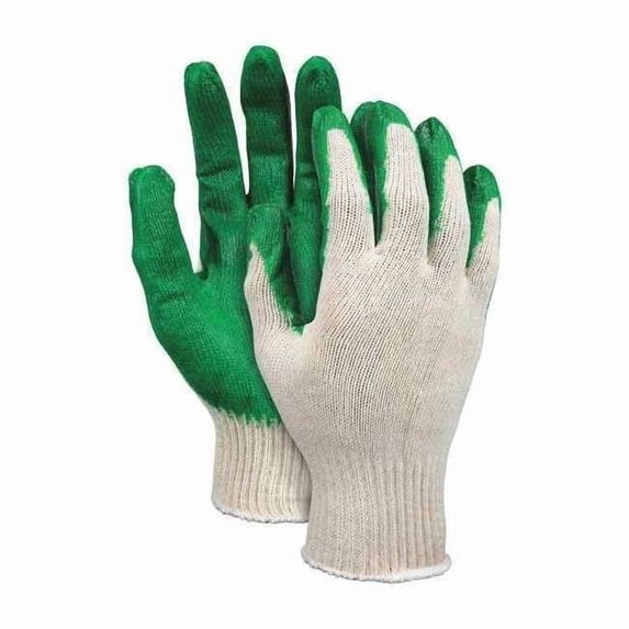 Mcr Safety Coated Gloves,3/4 Dip,L,10",PK12 9681L