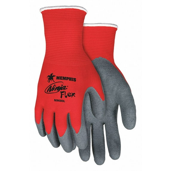 Mcr Safety Coated Gloves,Palm/Fingers,S,Vend,PR VPN9680S
