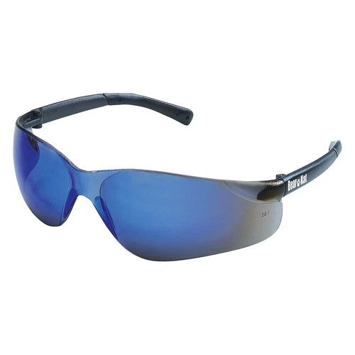 Mcr Safety Crews Bk118 Bearkat Safety Glasses Blue Mirror Lens 1 Each Mcrbk118