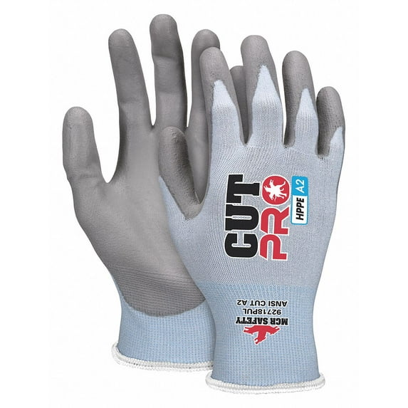 Mcr Safety Cut-Resistant Gloves,L/9,PK12 92718PUL