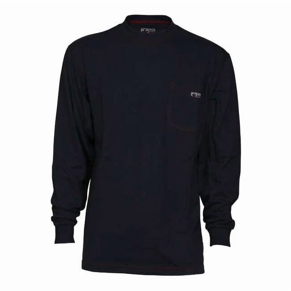 Mcr Safety Men's FR Long Sleeve Shirt, 10.6 cal/sq cm, XL LST1NXL