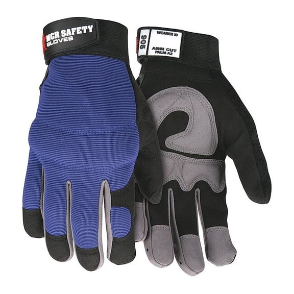 Mcr Safety Fasguard Synthetic Leather Blk Palm,XL 905XL