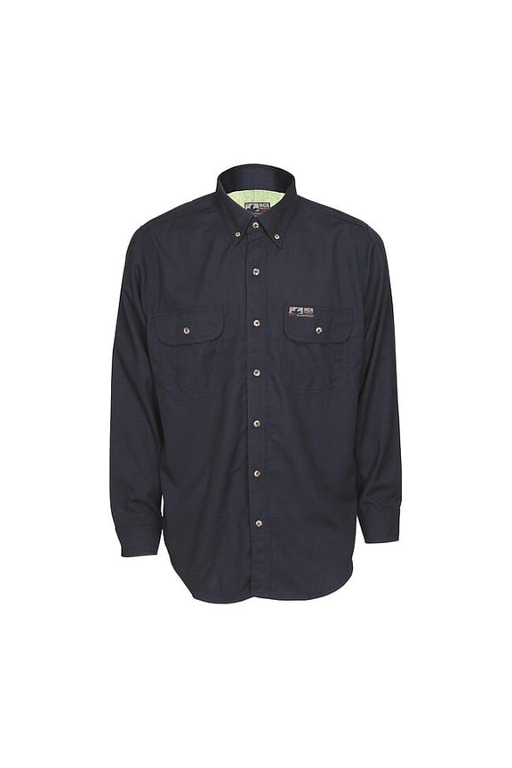 Flame-Resistant Collared Shirt,L Size SBS1002L
