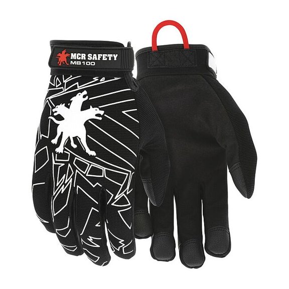 Mcr Safety Gloves,Multi-Task,Bk,Unlined,XL,PR MB100XL