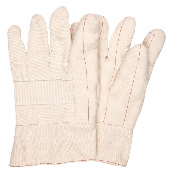 Mcr Safety Heat-Resistant Gloves,L,Beige,PK12 9136K