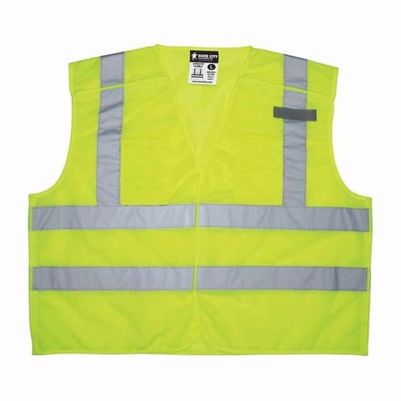 Mcr Safety High Visibility Vest,3XL Size,Unisex CL2ML2X3