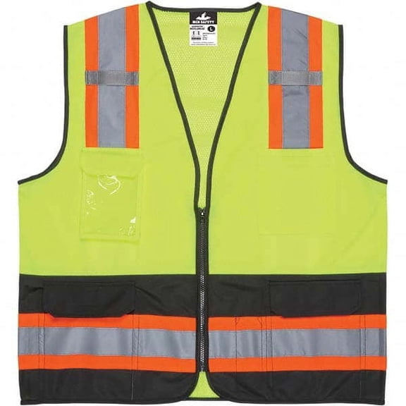 Mcr Safety High Visibility Vest,L Size,Unisex WCCL2MLSZL