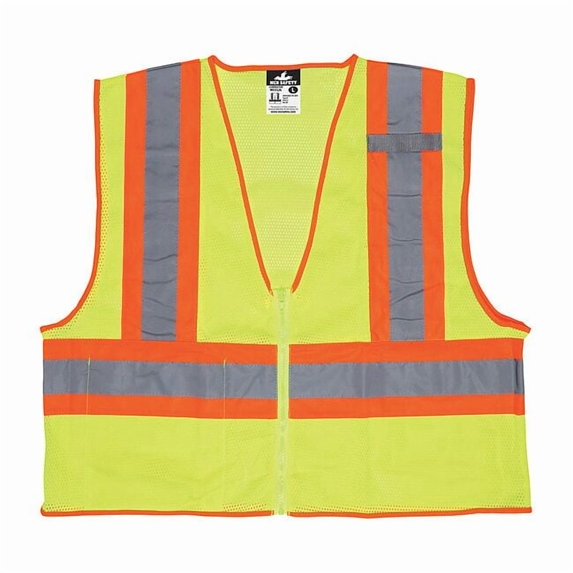 Mcr Safety High Visibility Vest,S Size,Unisex WCCL2LS