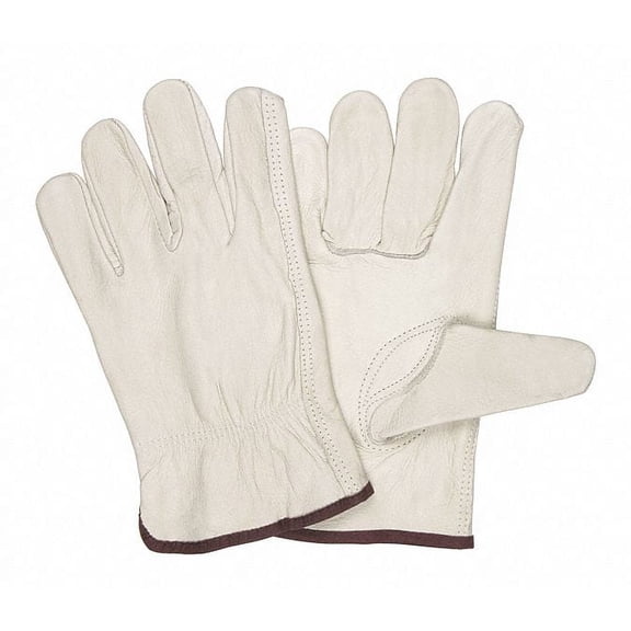 Mcr Safety Indust Grade Cowhide Grn Driver,XL,PK12  3213XL