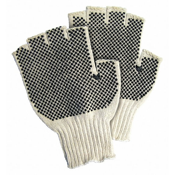 Mcr Safety Regular Weight Cotton Poly Finger,M,PK12 9508LM