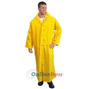Mcr Safety Rider Raincoat,Yellow,L 260CL