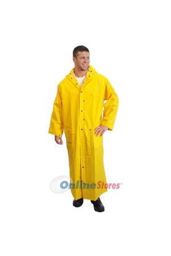 Mcr Safety Rider Raincoat,Yellow,L 260CL