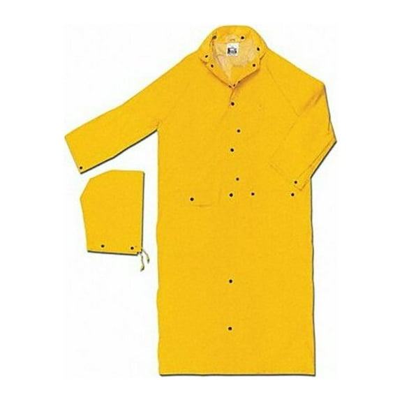 Mcr Safety Rider Raincoat,Yellow,XL 260CXL