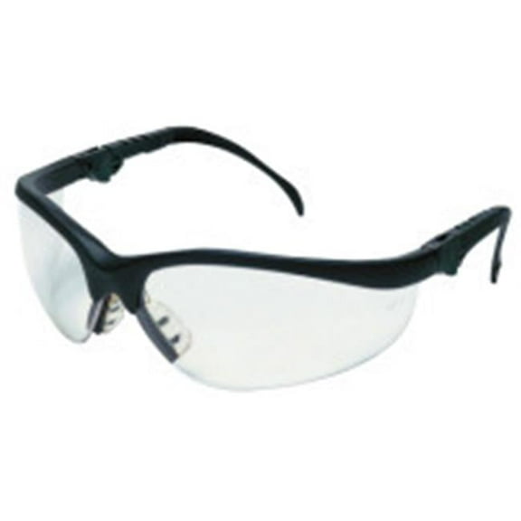 Mcr Safety Safety Glasses, Clear, Anti-Fog, Black KD310AF