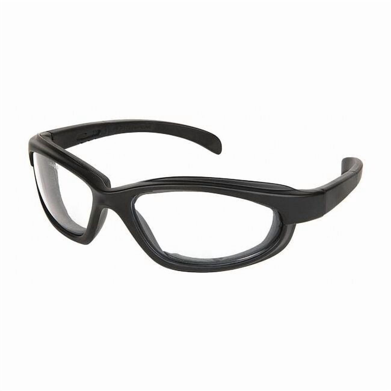 PN1, Safety Glasses, Anti-Fog & Anti-Scratch, Clear Lens, Black Frame, Full-Frame PN110AF