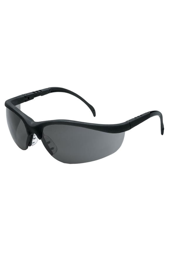 Crews KD112AF KLONDIKE BLACK FRAME SAFETY GLASSES GREY AF LENS