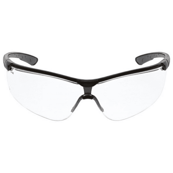 Mcr Safety Safety Glasses,Polycarbonate,Black,Uni KD710AF