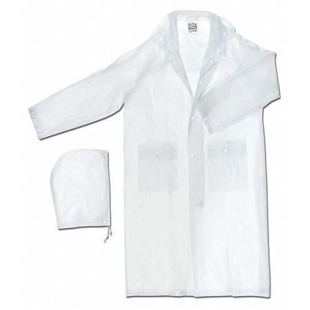 Mcr Safety Squall .20Mm Single Ply Pvc 49 Coat,M O72CM