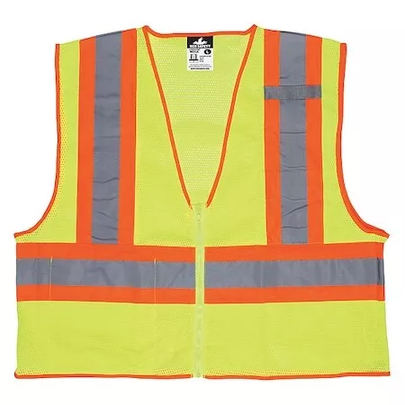 Mcr Safety Wccl2lx4 High Visibility Vest,4Xl Size,Unisex