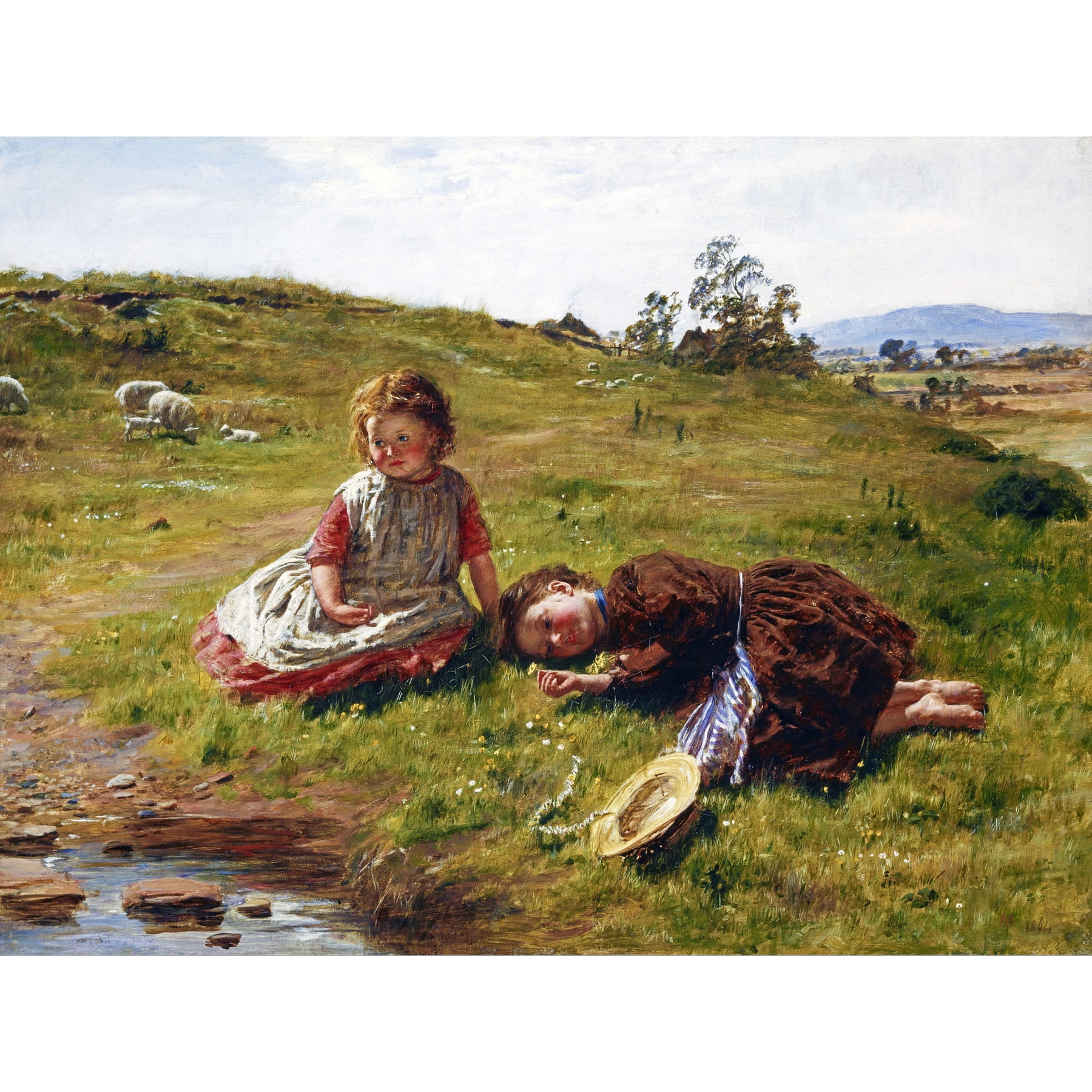 Mctaggart Spring Scotland Children Landscape Painting Extra Large Art