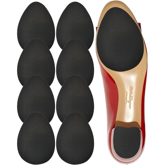 Mcvcoyh 4 Pairs Non Slip Shoe Pads Shoe Grips on Bottom of Shoes Shoe Sole Protector Anti Slip Shoe Grips