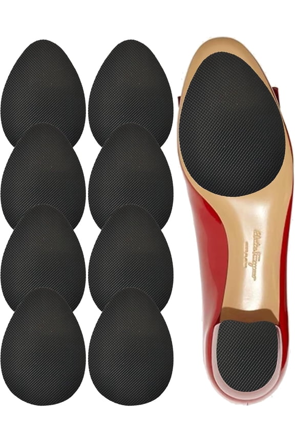 4 Pairs Non Slip Shoe Pads Shoe Grips on Bottom of Shoes Shoe Sole Protector Anti Slip Shoe Grips