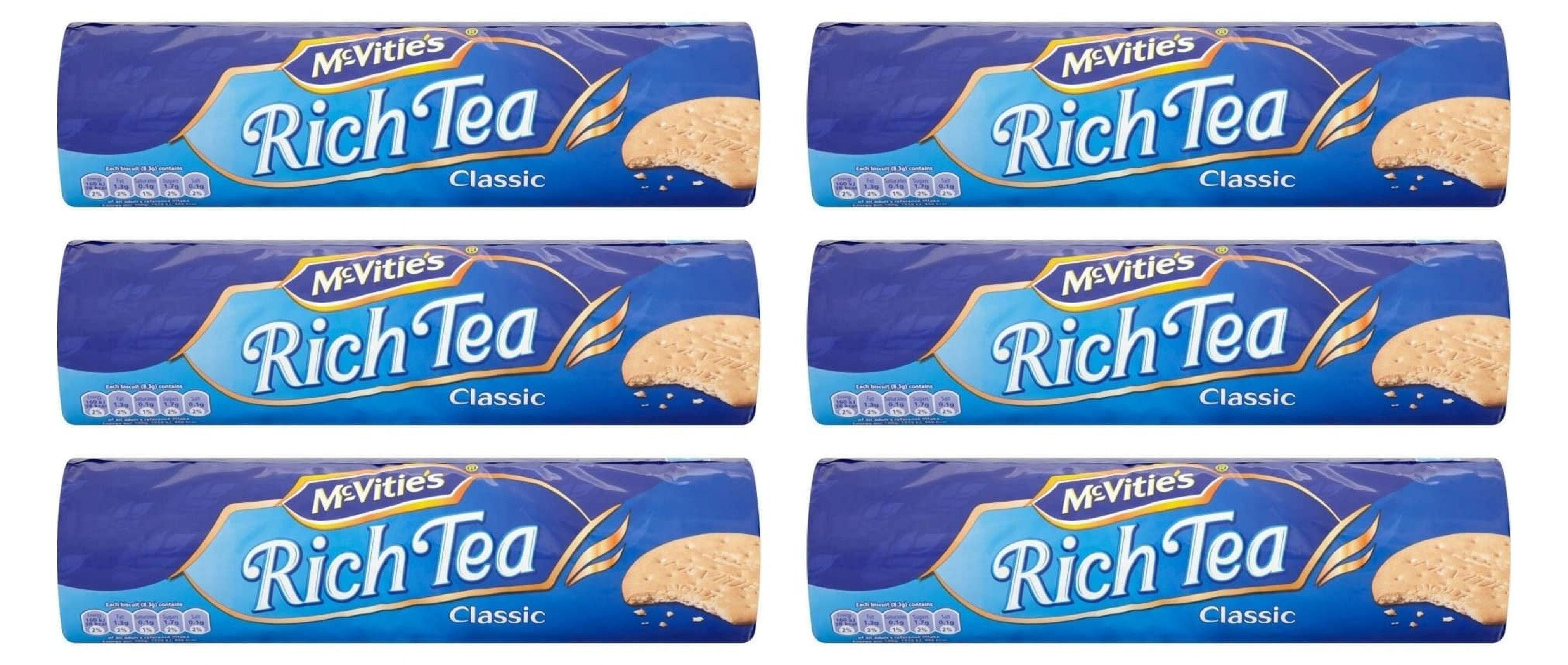 Mcvitie'S Rich Tea Biscuits 300G - (Pack Of 6) Best Of British Cookies - Mcvities Biscuit Packed By