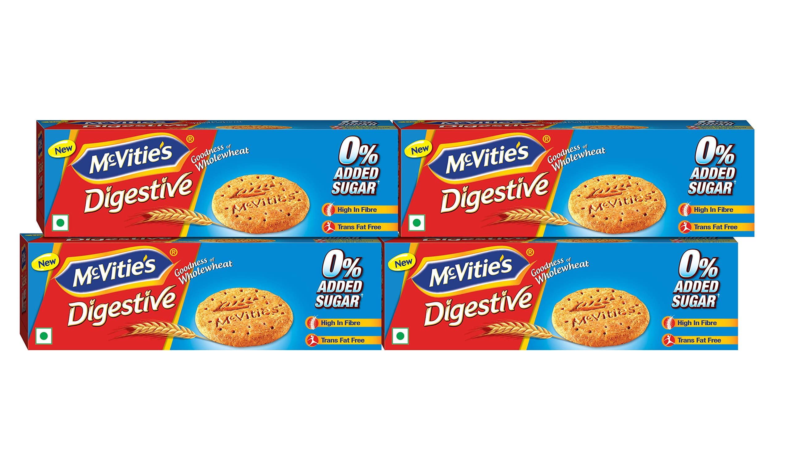 McVities Digestive High Fibre Biscuits with Wholewheat and Zero Added