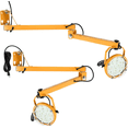 thumbnail image 1 of Mcwofi LED Loading Dock Lights 30W with Folding Arm 4200LM, 360° Rotatable, IP65 Heavy Duty wall Mounting Workbench Light for Warehouse Trailers Docks Container, ETL (2 PACK), 1 of 7