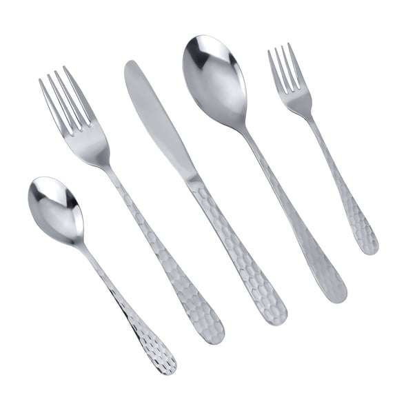 Mdealy 30-Piece Silverware Flatware Cutlery Set, Stainless Steel Kitchen Utensils Service for 6
