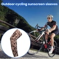 thumbnail image 1 of Mdesiwst 1 Pc Cycling Arm Sleeve Comfortable Anti-UV Tattoo Pattern Breathable Sunscreen Sun Protection High Elasticity Thin Arm Protection Riding Sleeve Cycling Supplies, 1 of 7