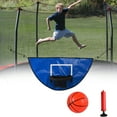 thumbnail image 1 of Mdesiwst 1 Set Universal Trampoline Basketball Hoop Set with Pump and Mini Basketballs Goal Practice Casual Game Children Indoor Outdoor Basketball Sports Toy Birthday Gift, 1 of 7