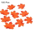 thumbnail image 1 of Mdesiwst 100Pcs Fall Fake Silk Leaves Wedding Favor Autumn Maple Leaf Wedding Decoration, 1 of 6