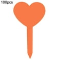 thumbnail image 1 of Mdesiwst 100Pcs Gardening Marks Multicolor Easily Cleand Heart-Shaped Plant Nursery Signs for Gardening, 1 of 8