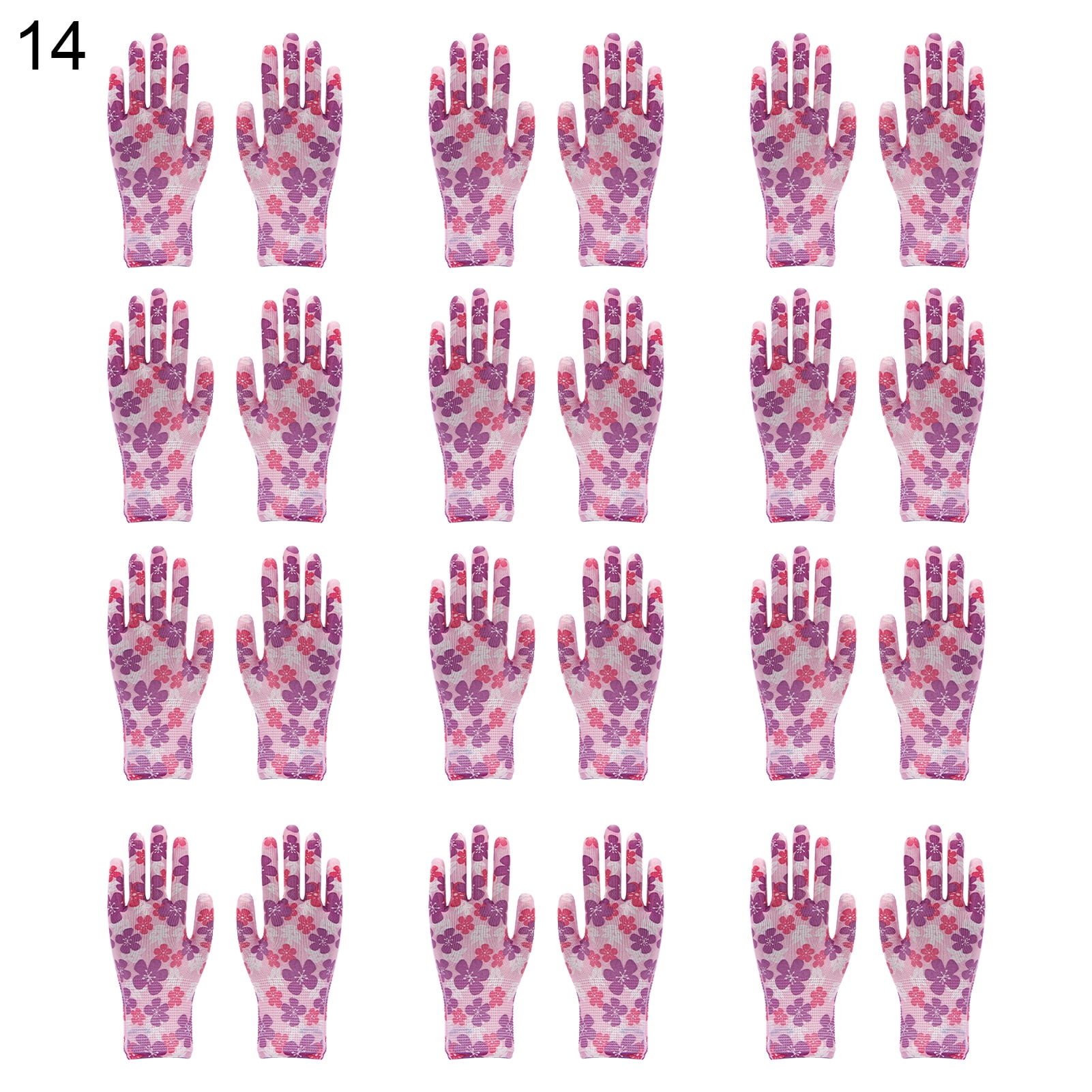 Mdesiwst 12Pairs/Set Garden Gloves ThornProof Well Performance