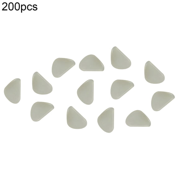 Mdesiwst 200Pcs Glow Rocks Geometric Shape Glow in Dark Multi-Color Flower Pots Color Stones for Walkways