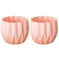 thumbnail image 1 of Mdesiwst 2Pcs Flower Pot Eye-catching Shatterproof Plastic Decorative Succulent Flower Pot Plant Container for Home, 1 of 8