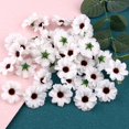 thumbnail image 1 of Mdesiwst 50Pcs 3.5CM Artificial Flower Head Double Layers Fake Flower,Multicolor Faux Silk Flower DIY Crafts Bouquet Home Wedding Decoration, 1 of 7