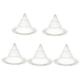 thumbnail image 1 of Mdesiwst 5Pcs Plant Bottom Grid Breathable Cone Shaped Plastic Prevent Rotten Roots Bonsai Screen for Yard, 1 of 8