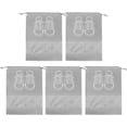 thumbnail image 1 of Mdesiwst 5Pcs Shoe Bags Printing Portable Drawstring Dust-proof Waterproof Storage Multi-Function Non-Woven Fabric Travel Shoe Bags Shoes Accessory, 1 of 7