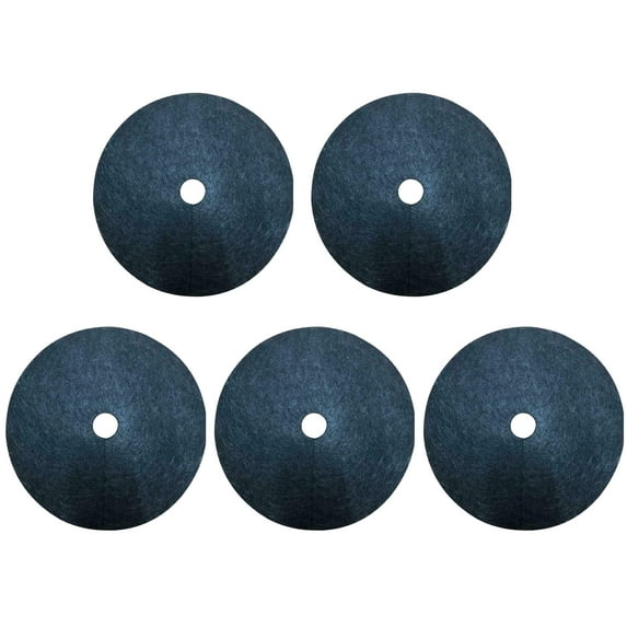 Mdesiwst 5Pcs Tree Mat Round Shaped Wear-resistant Non Woven Fabric Garden Tree Protector Mat for Nursery