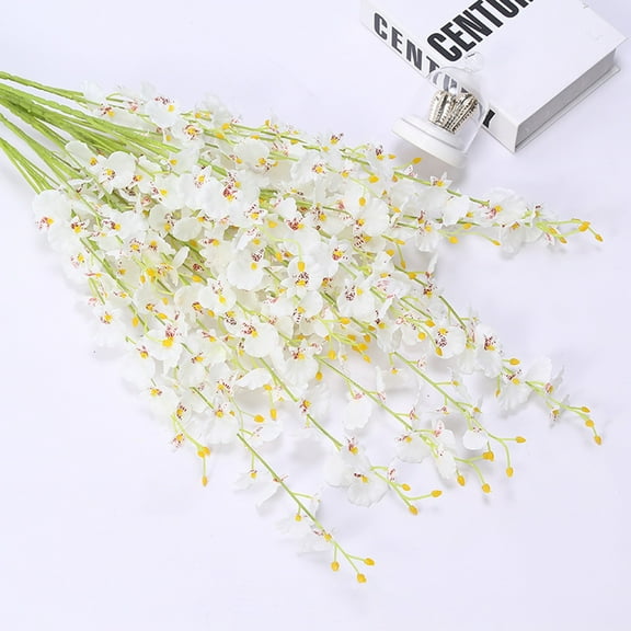 Mdesiwst Artificial Flower Handmade Orchid Flower Household Supplies