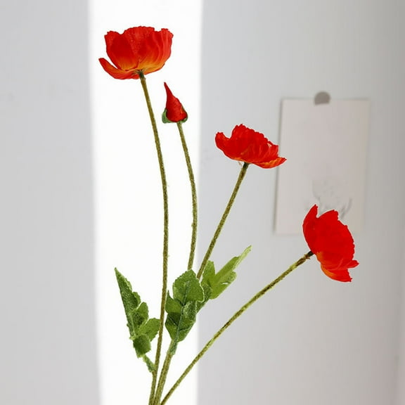 Mdesiwst Artificial Flower with Stem Table Centerpiece Wedding Faux Flower Branch Fake Floral Arrangement Decoration