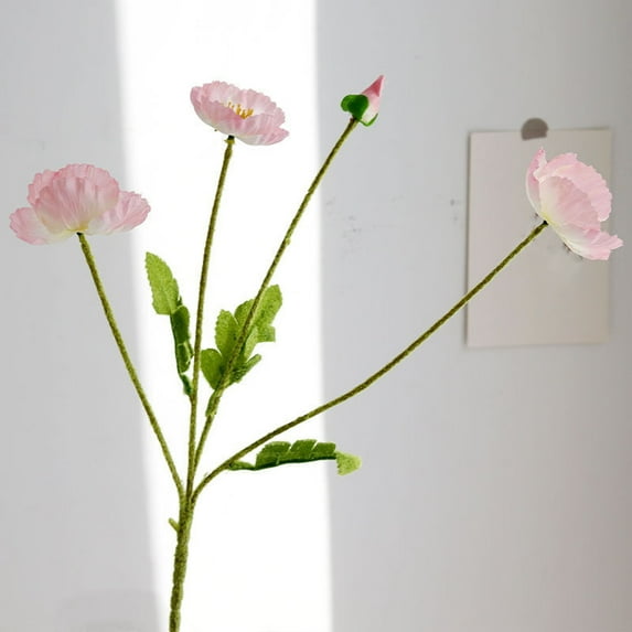 Mdesiwst Artificial Flower with Stem Table Centerpiece Wedding Faux Flower Branch Fake Floral Arrangement Decoration