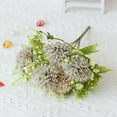 thumbnail image 1 of Mdesiwst Artificial Flowers Ball Chrysanthemum Bouquet Faux Silk Flowers Decor for Home Wedding Office, 1 of 6