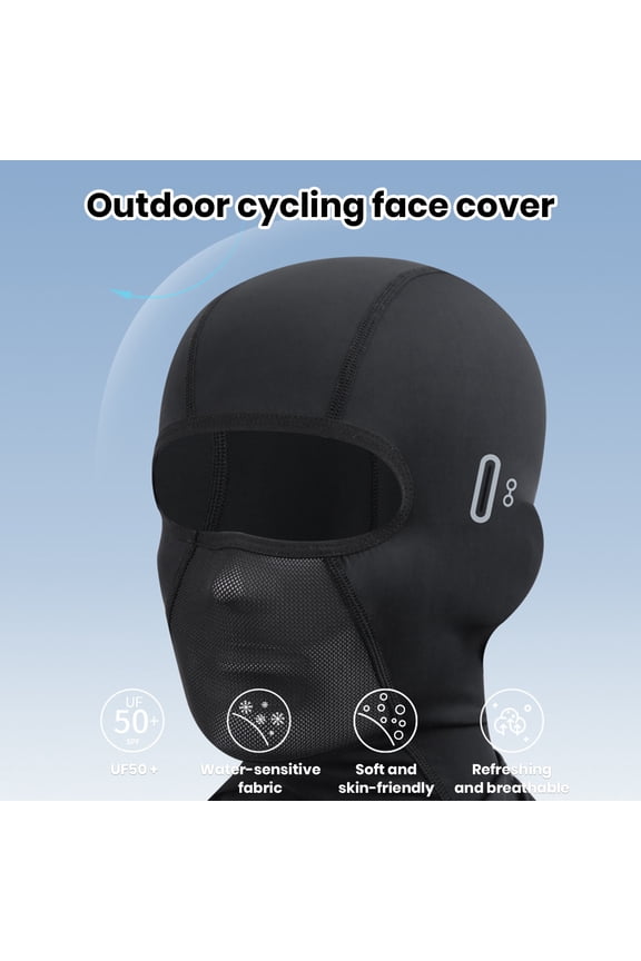 Balaclava Face Guard Cooling Neck Gaiter High Elastic Breathable Sweat Absorption UV-proof Sun Protection Full Head Face Shield