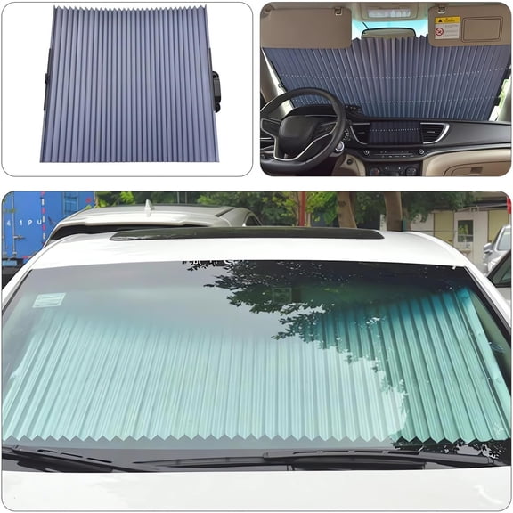 Mdesiwst Car Retractable Curtain Ultimate Sun Protection Wide Application Versatile Sun Shield for All Vehicles
