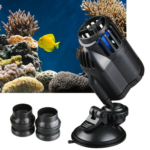 Mdesiwst Circulation Pump Silent Suction Cup Magnet 220V Aquarium Water Wave Maker for Fish Tank